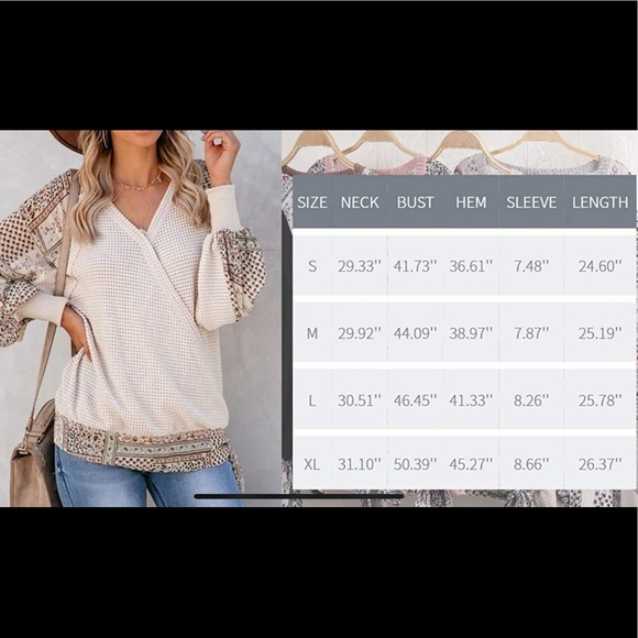 ❌SOLD❌ ❣️SALE❣️ 🆕 Boho Lightweight Knit Wrap Top - Picture 7 of 7